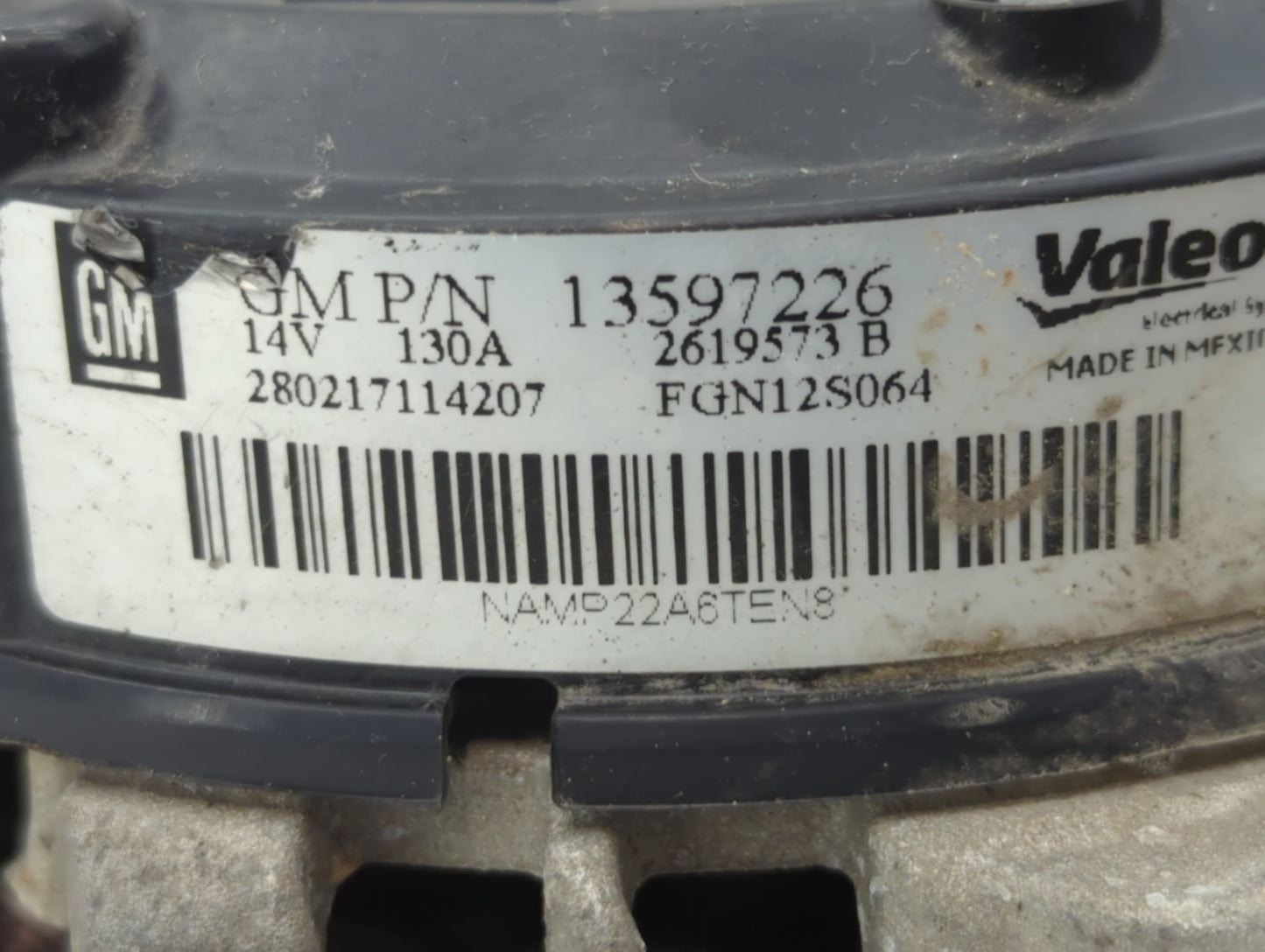 2013-2021 Buick Encore Alternator Replacement Generator Charging Assembly Engine OEM P/N:13597226 Fits OEM Used Auto Parts -