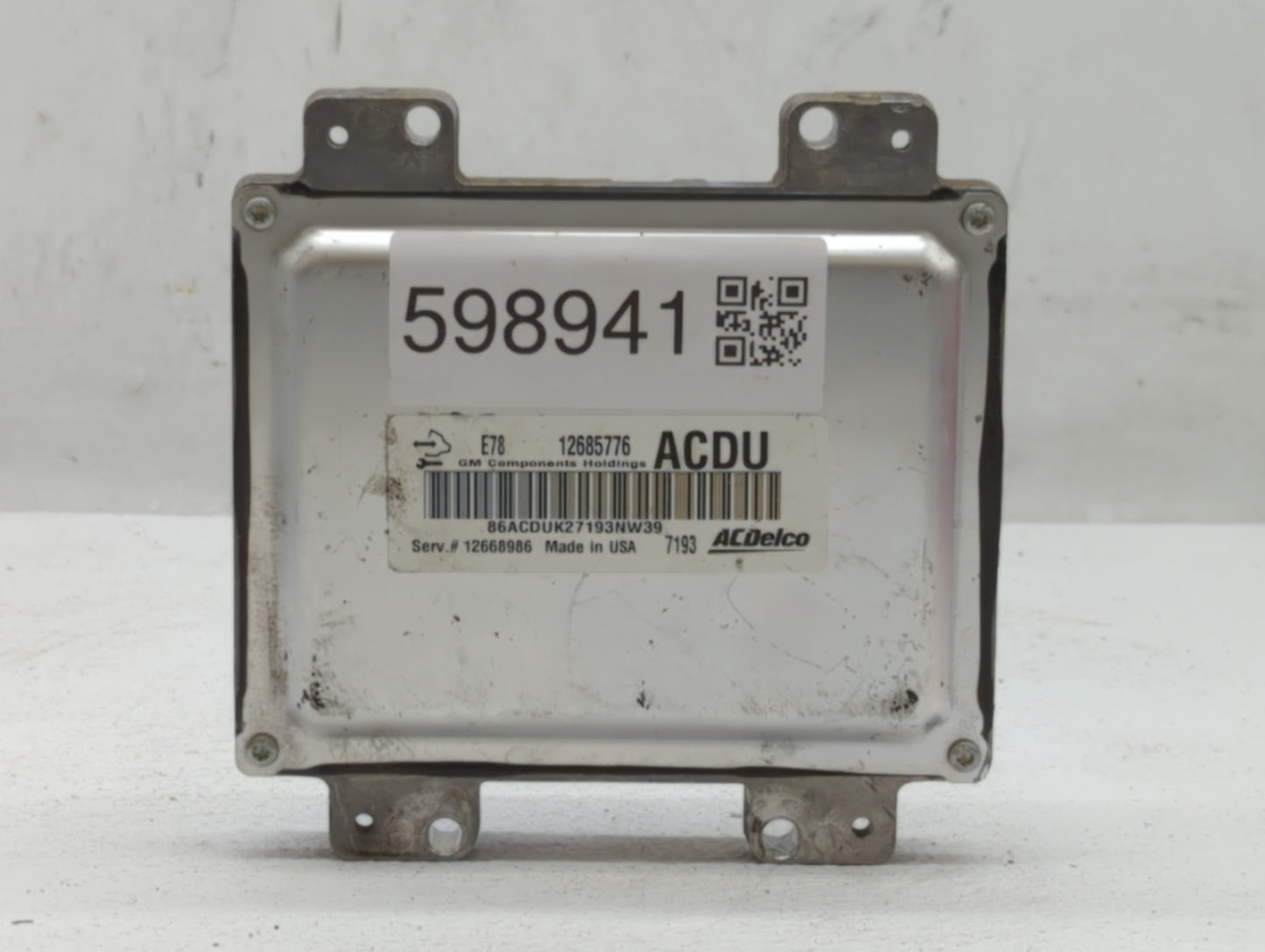 2017-2021 Buick Encore PCM Engine Control Computer ECU ECM PCU OEM P/N:12685776 Fits Fits 2017 2018 2019 2020 2021 OEM Used 