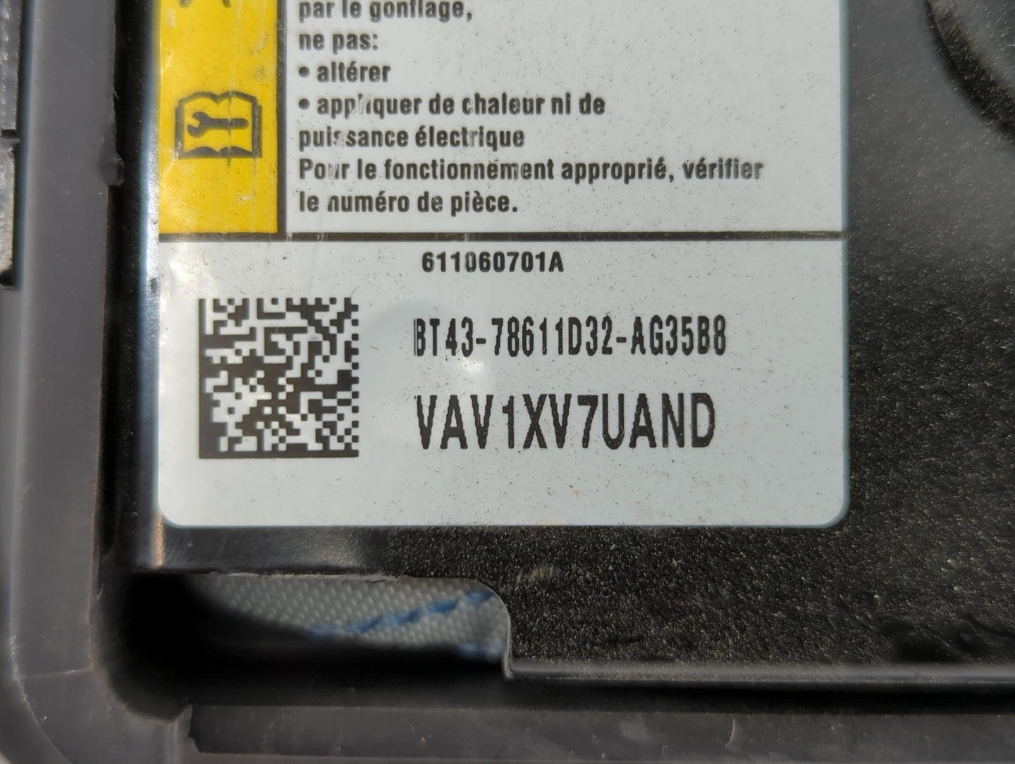 2013-2021 Buick Encore Air Bag Passenger Right Dashboard Oem - Oemusedautoparts1.com