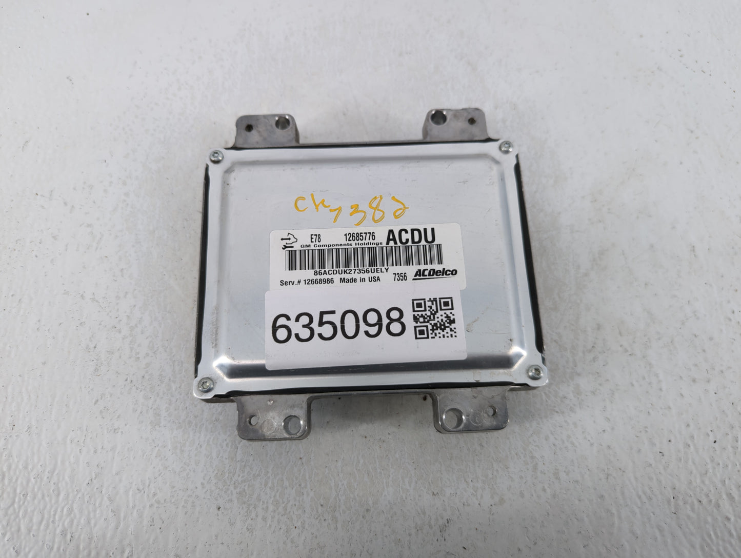 2017-2021 Buick Encore PCM Engine Control Computer ECU ECM PCU OEM P/N:12685776 Fits Fits 2017 2018 2019 2020 2021 OEM Used 