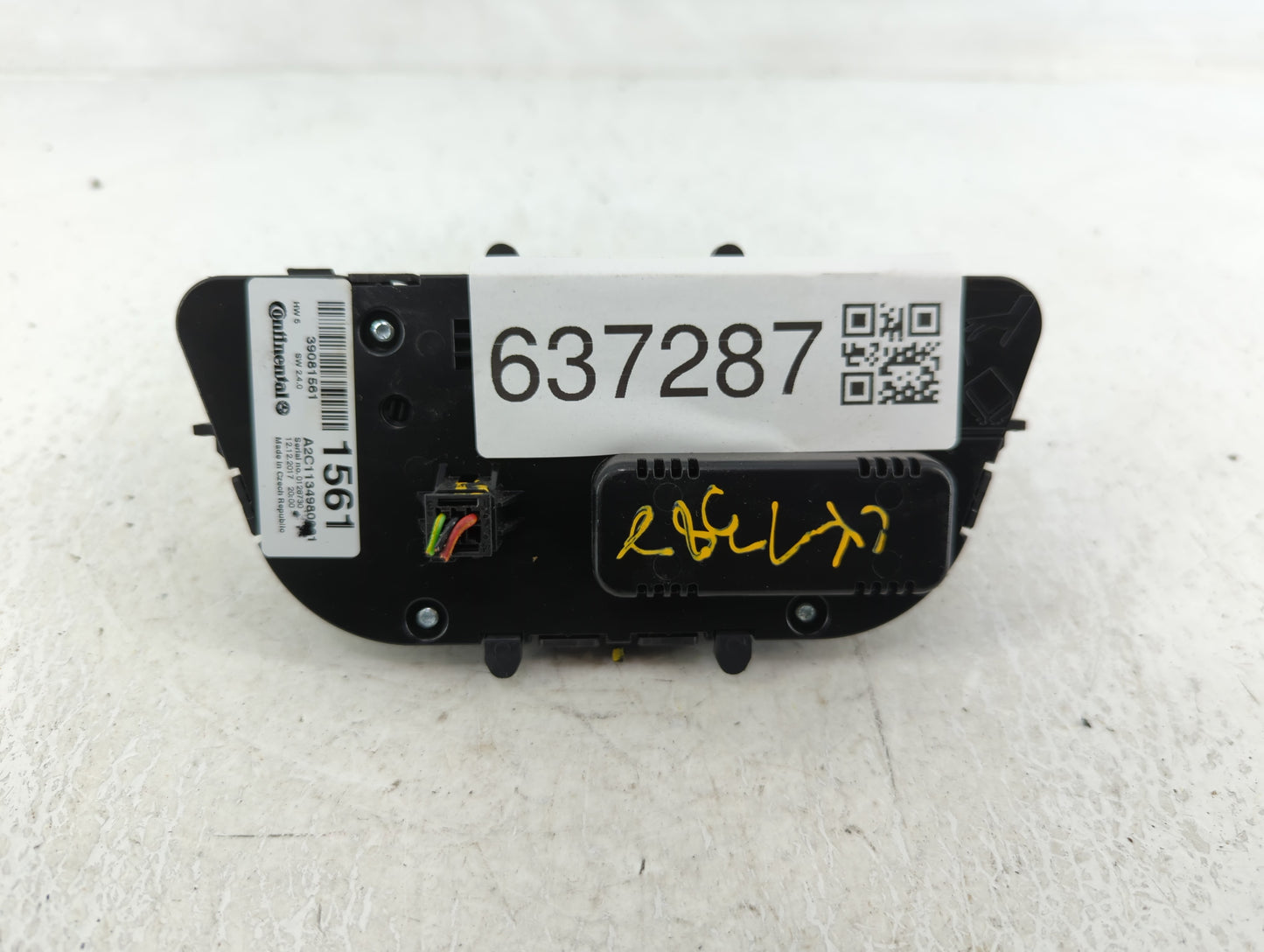 2017-2021 Buick Encore Climate Control Module Temperature AC/Heater Replacement P/N:1561 39081561 Fits OEM Used Auto Parts -