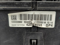 2018-2020 Buick Encore Fusebox Fuse Box Panel Relay Module P/N:42588098 Fits Fits 2018 2019 2020 OEM Used Auto Parts - Oemus