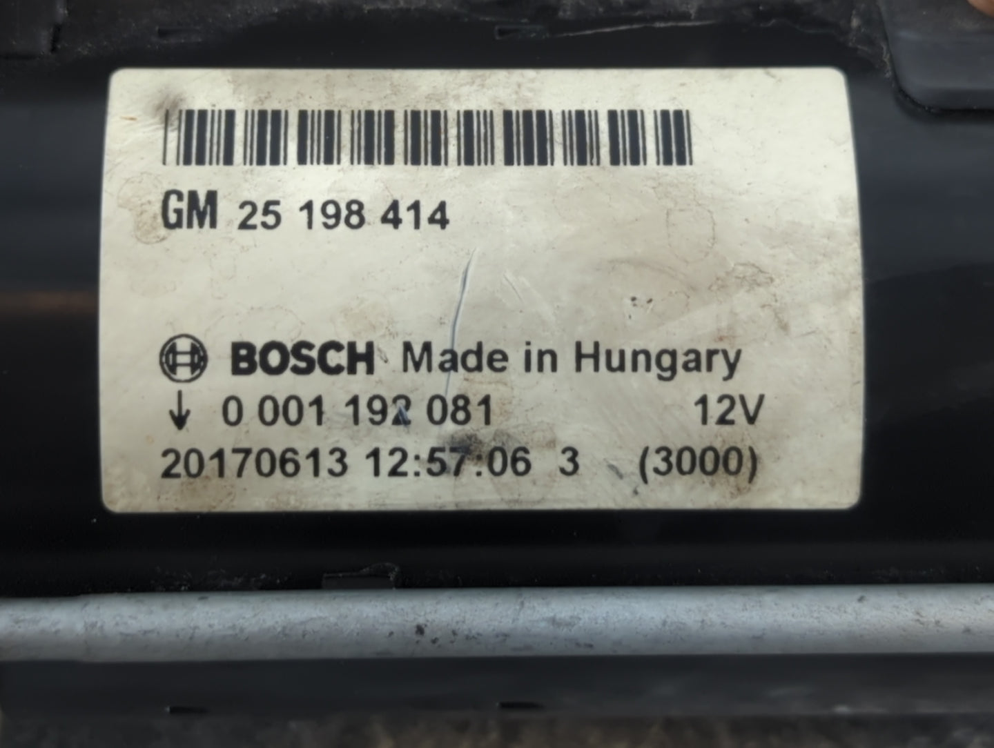 2014-2021 Buick Encore Car Starter Motor Solenoid OEM P/N:20170613 25 198 414 Fits Fits 2014 2015 2016 2017 2018 2019 2020 2