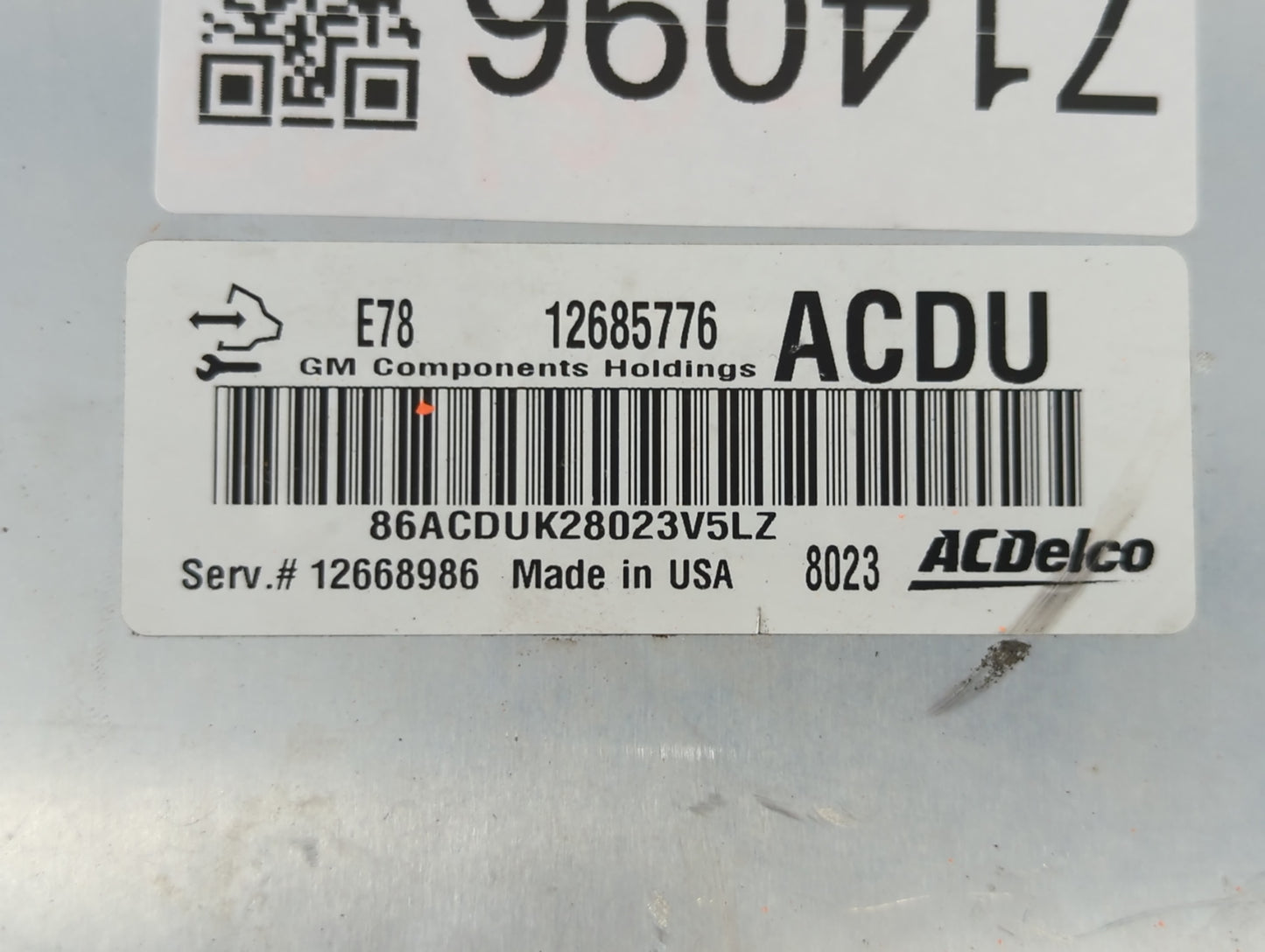 2017-2021 Buick Encore PCM Engine Control Computer ECU ECM PCU OEM P/N:12668986 12685776 Fits Fits 2017 2018 2019 2020 2021 