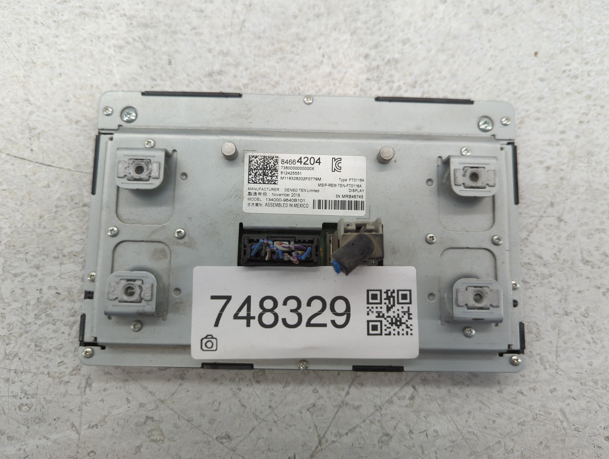 Buick Encore Information Radio Display Screen - Oemusedautoparts1.com