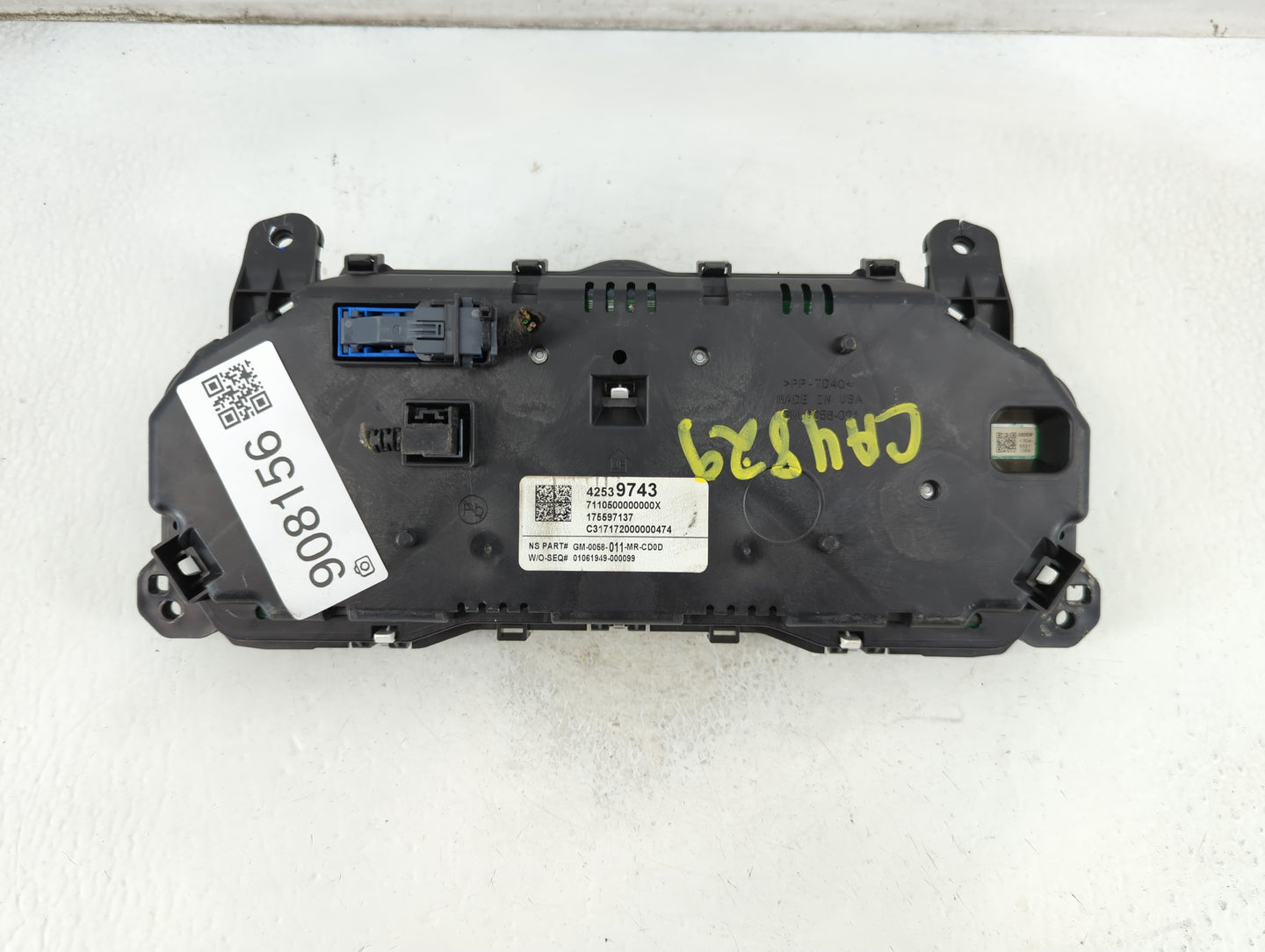 2017-2018 Buick Encore Instrument Cluster Speedometer Gauges P/N:42539743 Fits Fits 2017 2018 OEM Used Auto Parts - Oemuseda