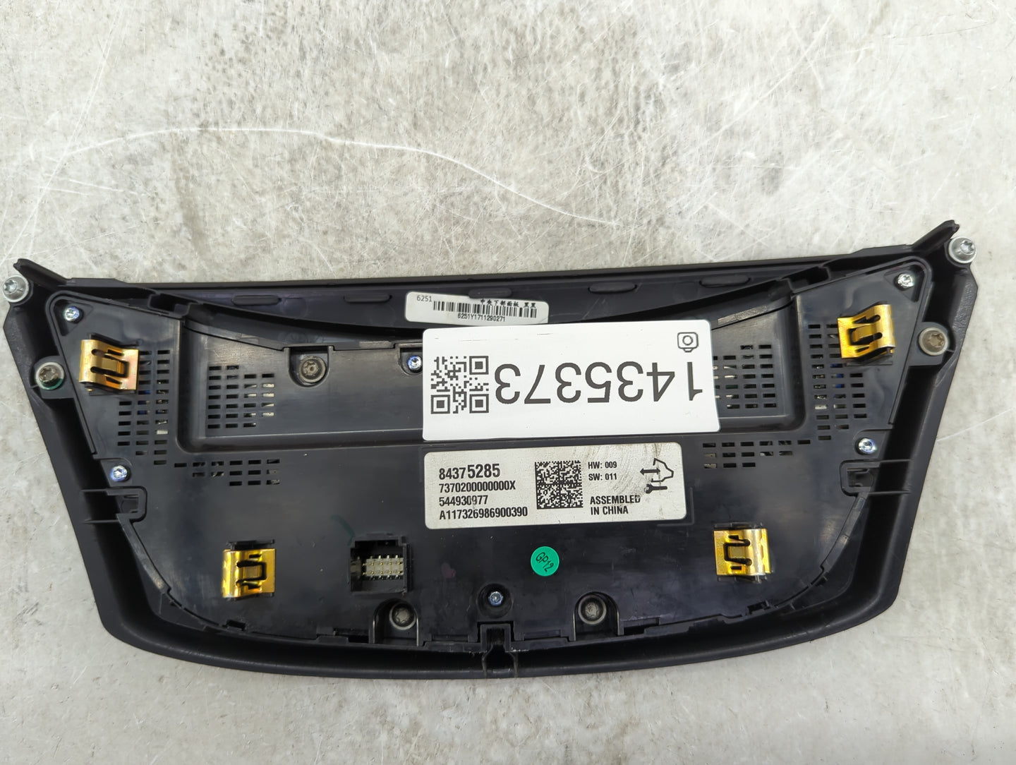 2016-2020 Buick Envision Climate Control Module Temperature AC/Heater Replacement P/N:84375285 737020000000X Fits OEM Used A