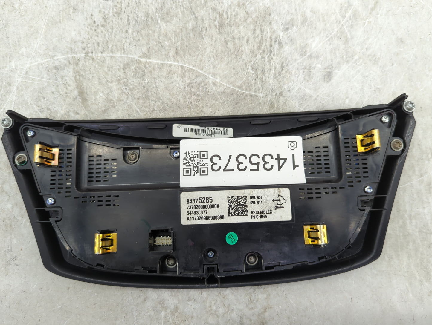 2016-2020 Buick Envision Climate Control Module Temperature AC/Heater Replacement P/N:84375285 737020000000X Fits OEM Used A