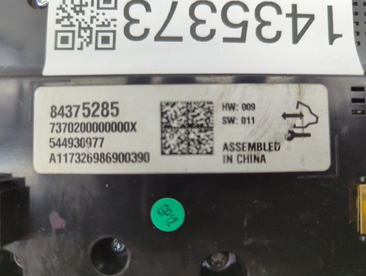 2016-2020 Buick Envision Climate Control Module Temperature AC/Heater Replacement P/N:84375285 737020000000X Fits OEM Used A