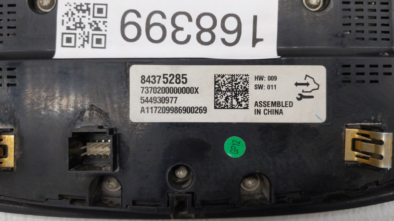 2016-2020 Buick Envision Climate Control Module Temperature AC/Heater Replacement P/N:84015309 84375285 Fits OEM Used Auto P