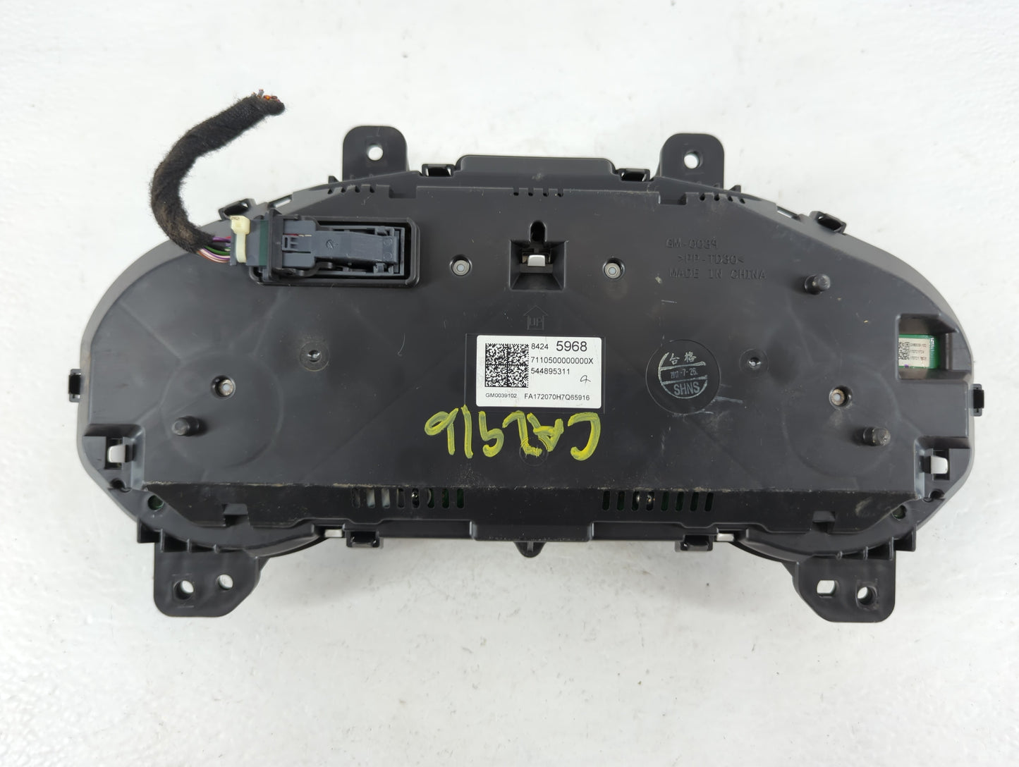 2017-2018 Buick Envision Instrument Cluster Speedometer Gauges P/N:544895311 84245968 Fits Fits 2017 2018 OEM Used Auto Part