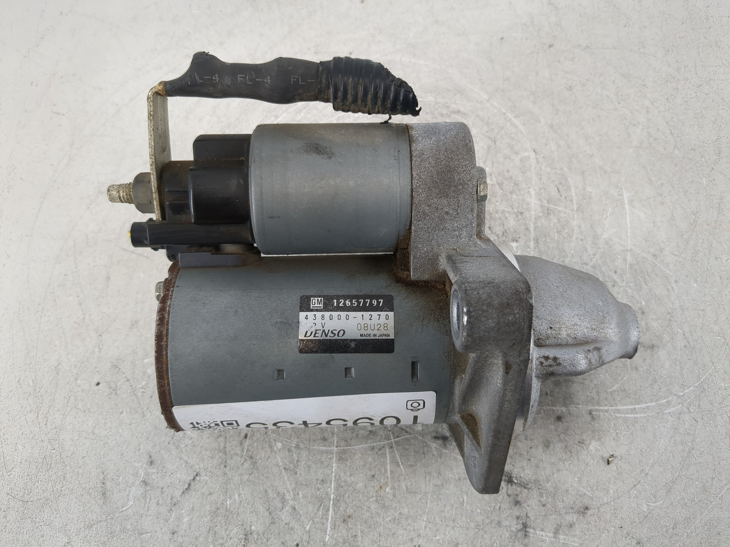 2018-2019 Buick Lacrosse Car Starter Motor Solenoid OEM P/N:438000-1270 12657797 Fits OEM Used Auto Parts - Oemusedautoparts