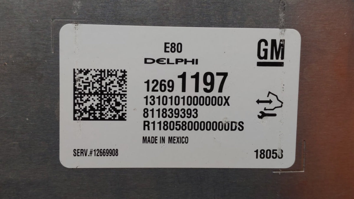 2018-2019 Buick Lacrosse PCM Engine Control Computer ECU ECM PCU OEM P/N:12676683 12697837 Fits 2017 2018 2019 2020 2021 202