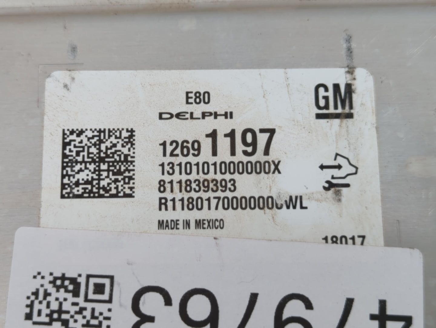 2018-2019 Buick Lacrosse PCM Engine Control Computer ECU ECM PCU OEM P/N:12691197 12677677 Fits Fits 2017 2018 2019 2020 202