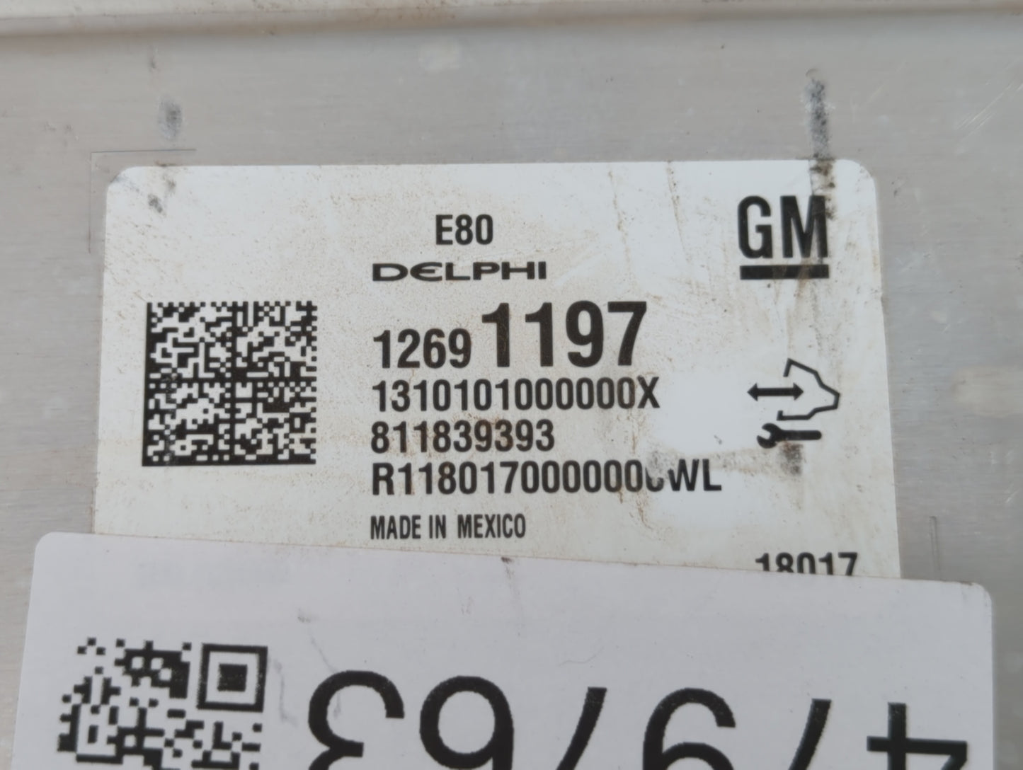 2018-2019 Buick Lacrosse PCM Engine Control Computer ECU ECM PCU OEM P/N:12691197 12677677 Fits Fits 2017 2018 2019 2020 202