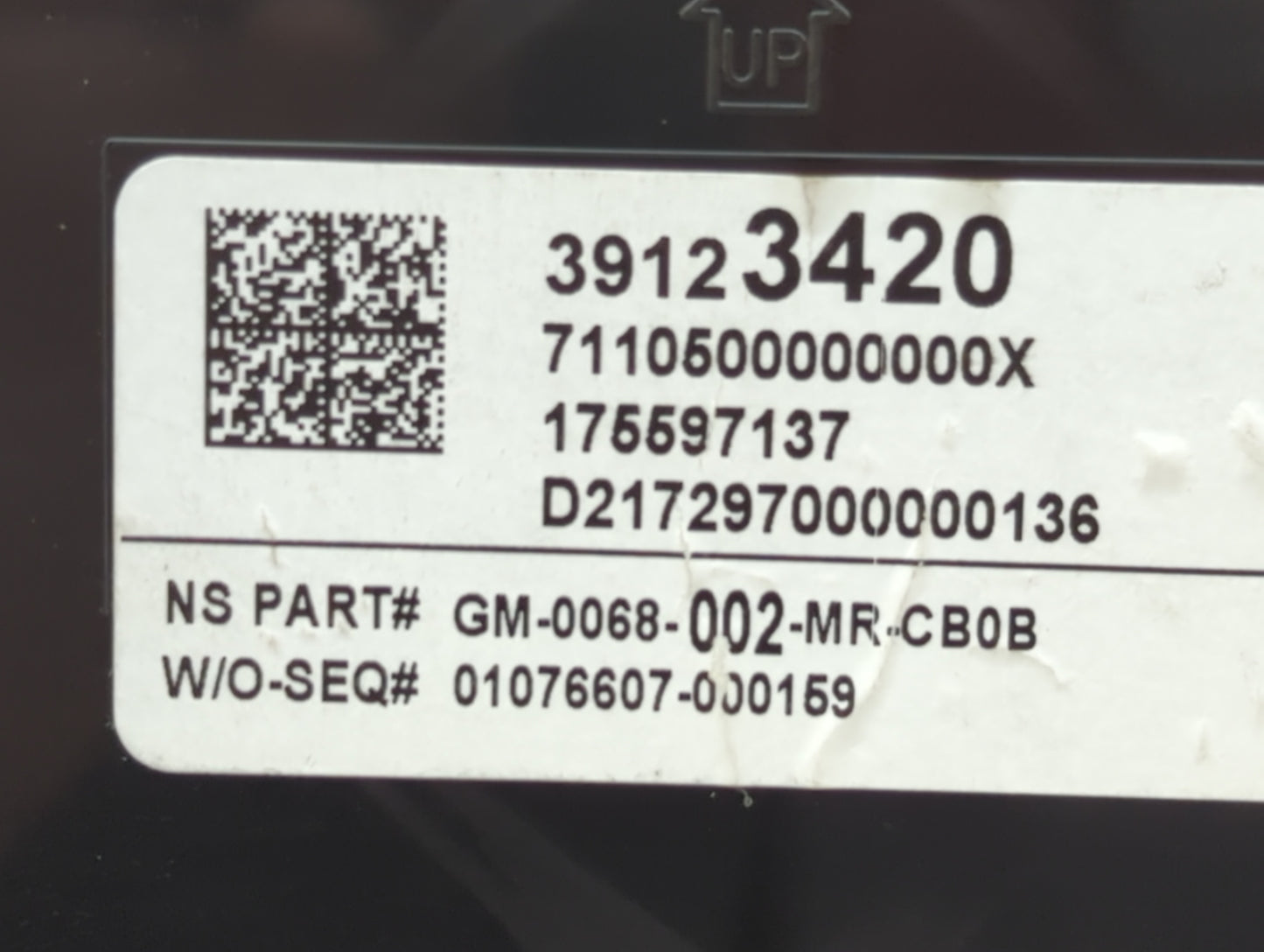 2018 Buick Regal Instrument Cluster Speedometer Gauges P/N:39123420 Fits OEM Used Auto Parts - Oemusedautoparts1.com