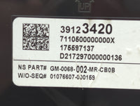 2018 Buick Regal Instrument Cluster Speedometer Gauges P/N:39123420 Fits OEM Used Auto Parts - Oemusedautoparts1.com