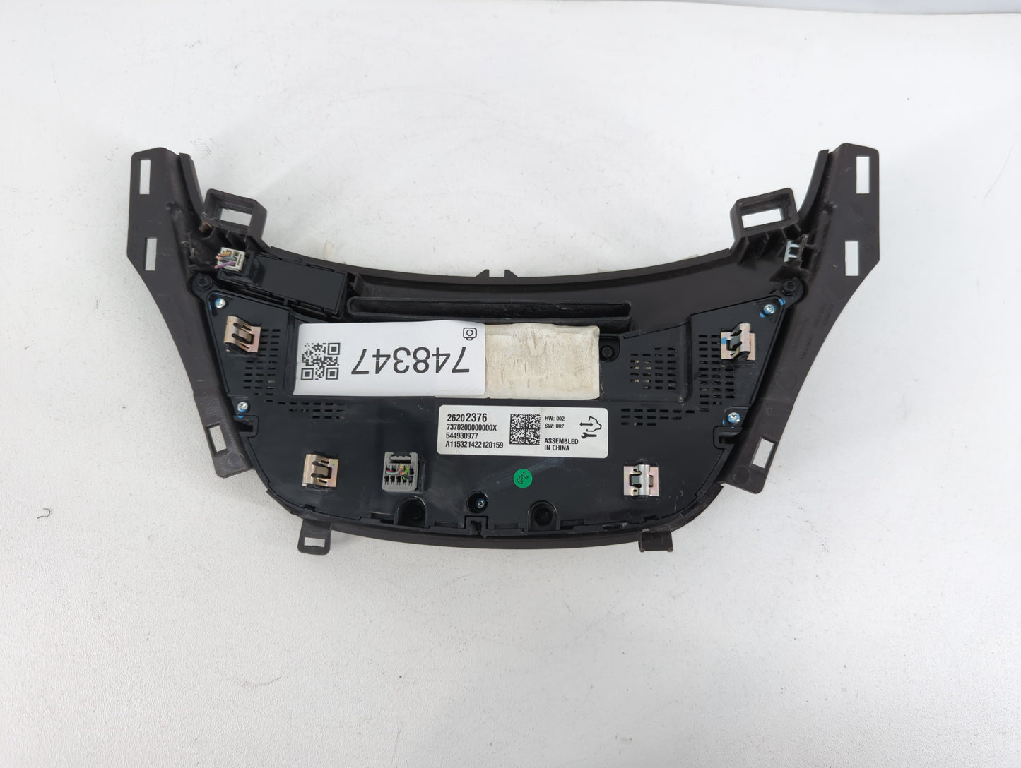 2018 Buick Regal Climate Control Module Temperature AC/Heater Replacement P/N:39113530 544930977 Fits OEM Used Auto Parts - 