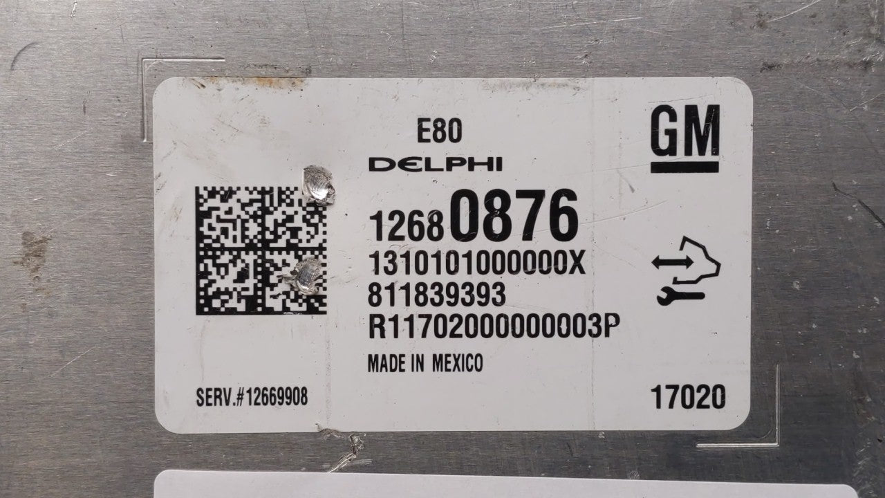 2017 Cadillac Ats PCM Engine Control Computer ECU ECM PCU OEM P/N:12687467 12696201, 12692038, 12676683 Fits Fits 2018 2019 