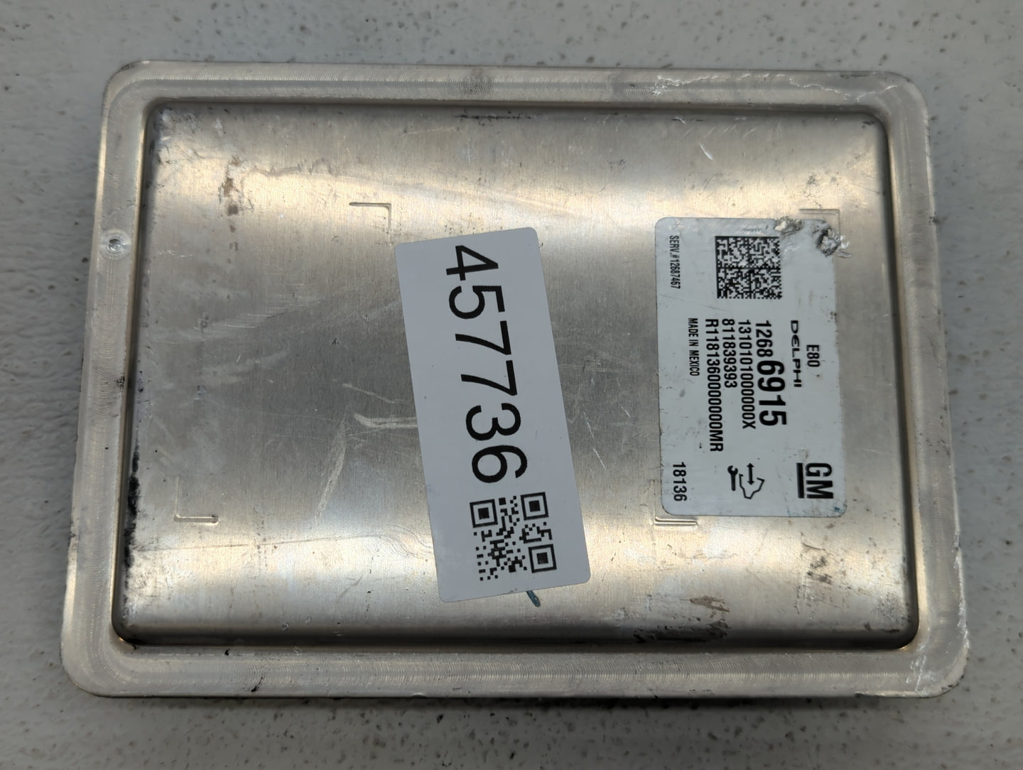 2018 Cadillac Ats PCM Engine Control Computer ECU ECM PCU OEM P/N:12686915 Fits OEM Used Auto Parts - Oemusedautoparts1.com