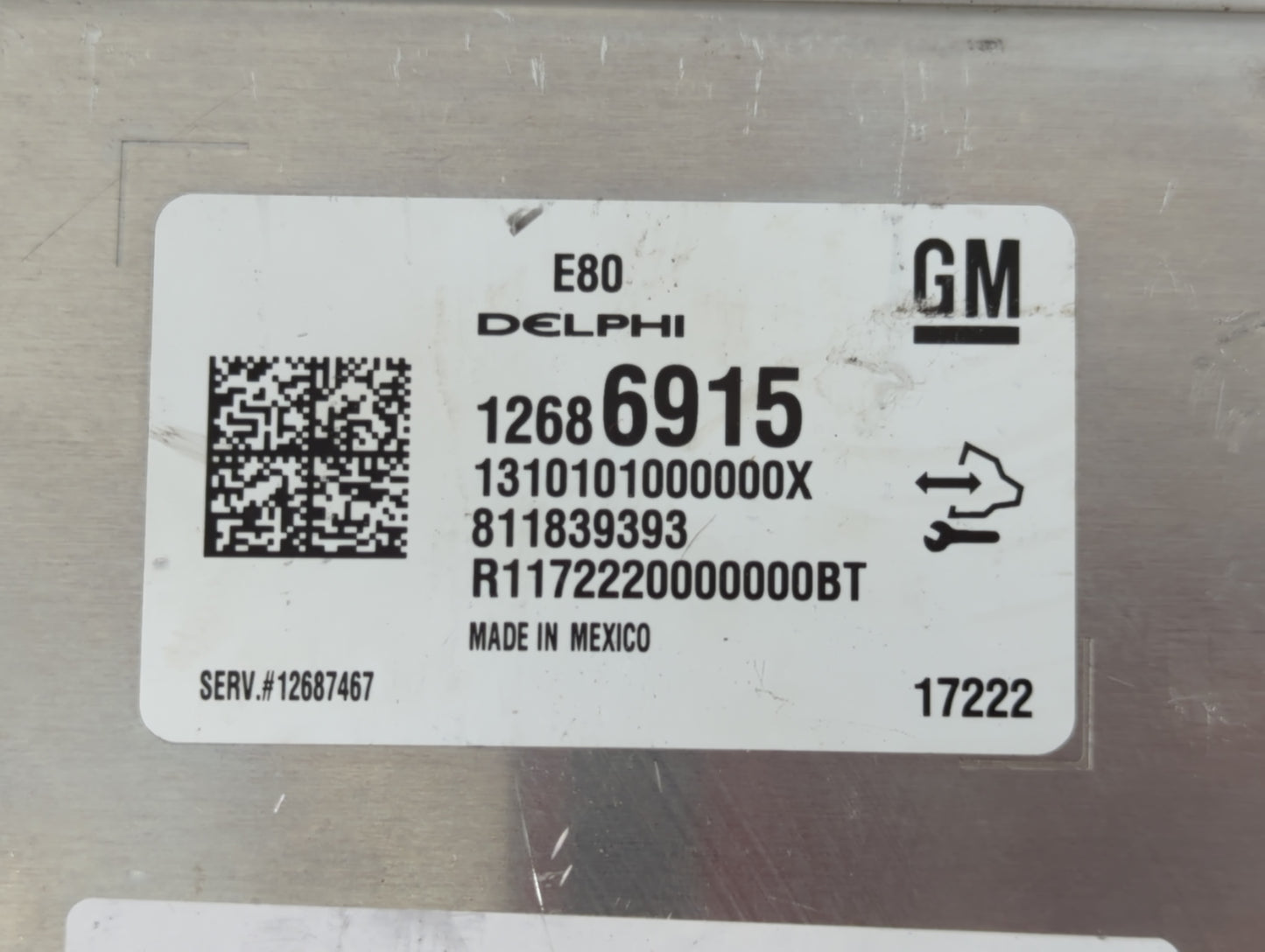 2018 Cadillac Ats PCM Engine Control Computer ECU ECM PCU OEM P/N:12686915 Fits OEM Used Auto Parts - Oemusedautoparts1.com