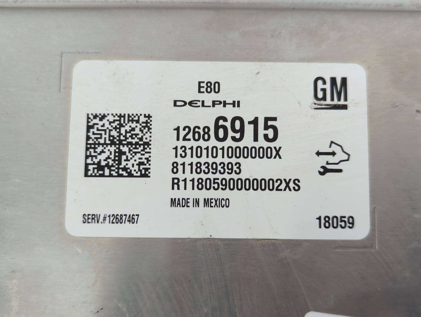 2017-2018 Cadillac Ats PCM Engine Control Computer ECU ECM PCU OEM P/N:12686915 Fits Fits 2017 2018 2019 2020 2021 2022 OEM 