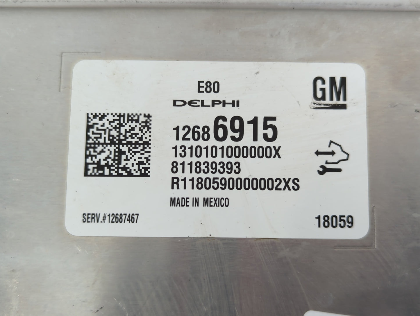 2017-2018 Cadillac Ats PCM Engine Control Computer ECU ECM PCU OEM P/N:12686915 Fits Fits 2017 2018 2019 2020 2021 2022 OEM 