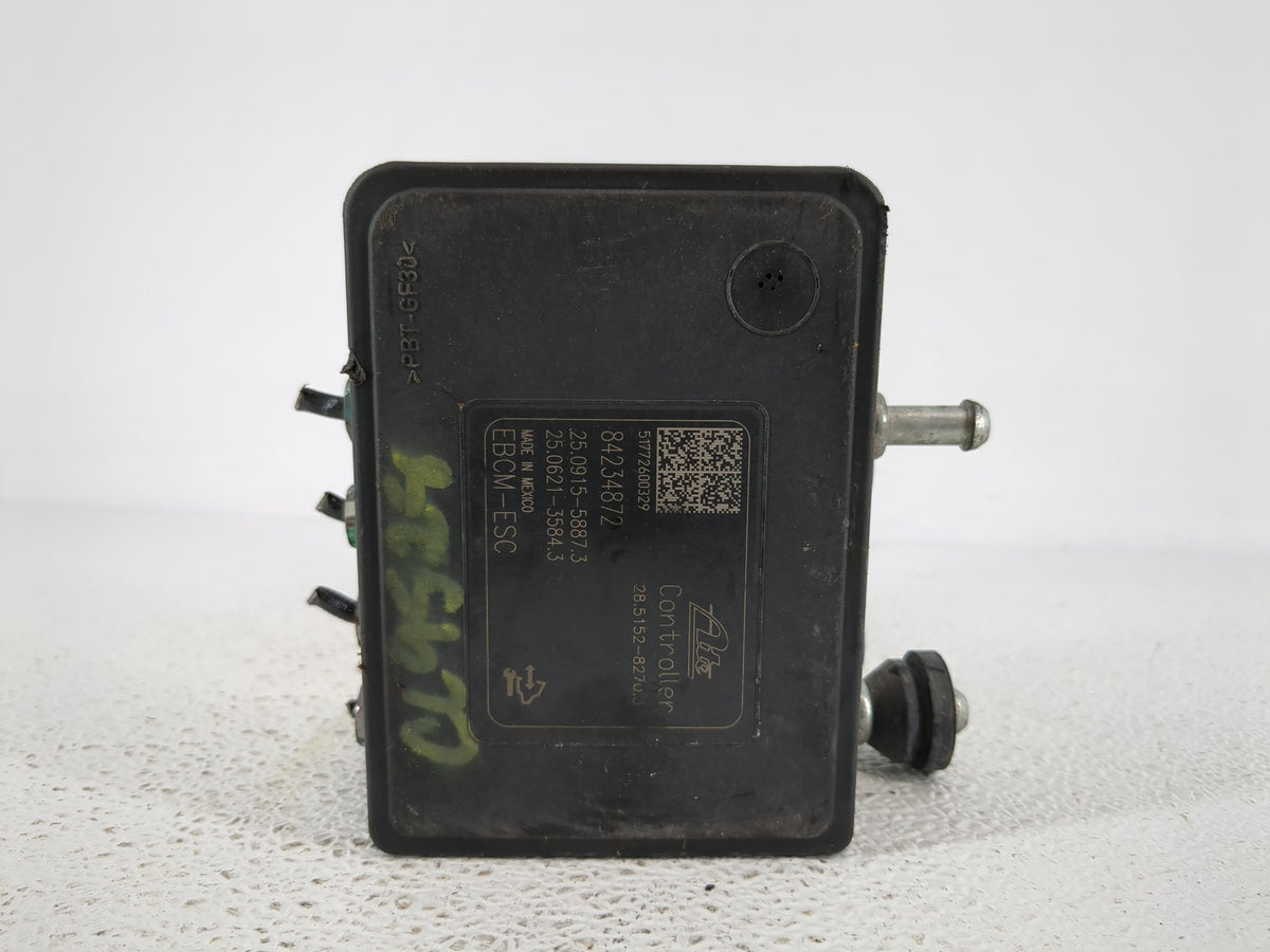 2017-2019 Cadillac Cts Anti-Lock Brake ABS Pump Module Actuator OEM P/N:84334592 Fits Fits 2017 2018 2019 OEM Used Auto Part