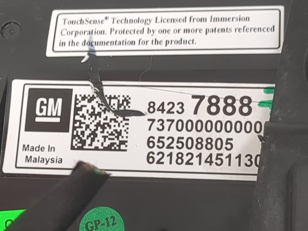 2016-2019 Cadillac Cts Climate Control Module Temperature AC/Heater Replacement P/N:84237888 737000000000 Fits OEM Used Auto