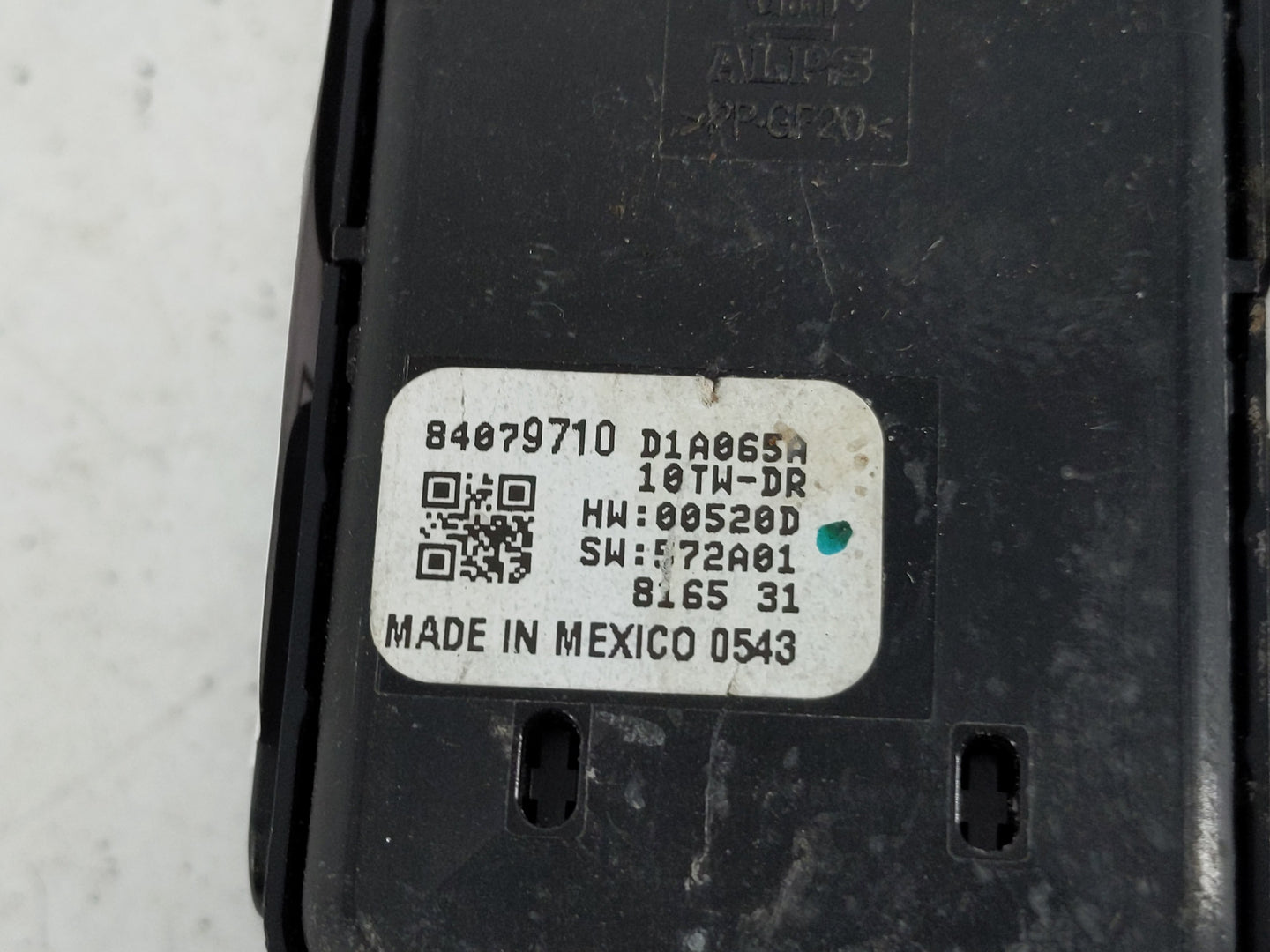 2017-2020 Cadillac Xt5 Master Power Window Switch Replacement Driver Side Left P/N:84079710 Fits Fits 2017 2018 2019 2020 OE