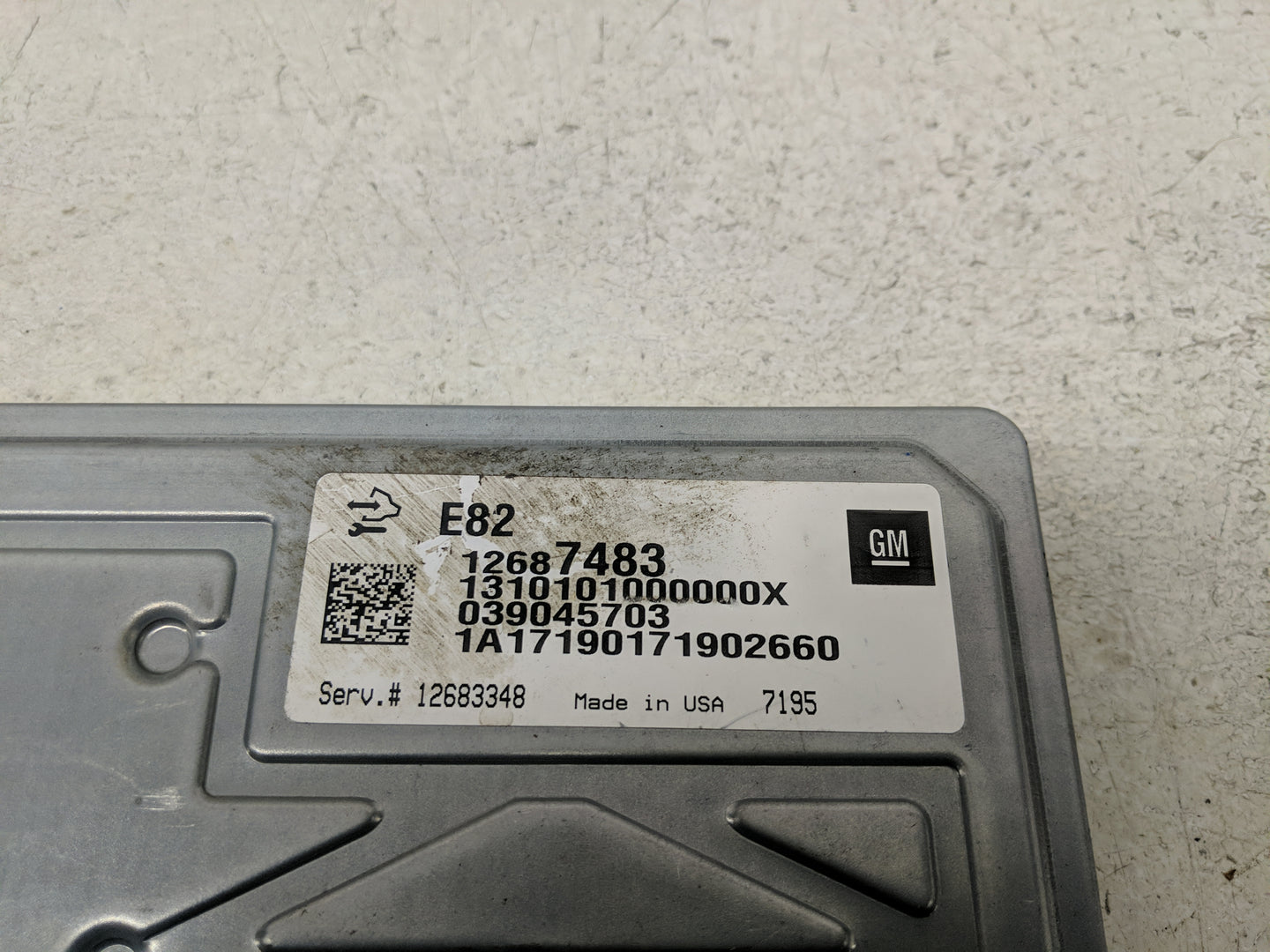 2017-2020 Cadillac Xt5 PCM Engine Control Computer ECU ECM PCU OEM P/N:039045703 12687483 Fits OEM Used Auto Parts - Oemused