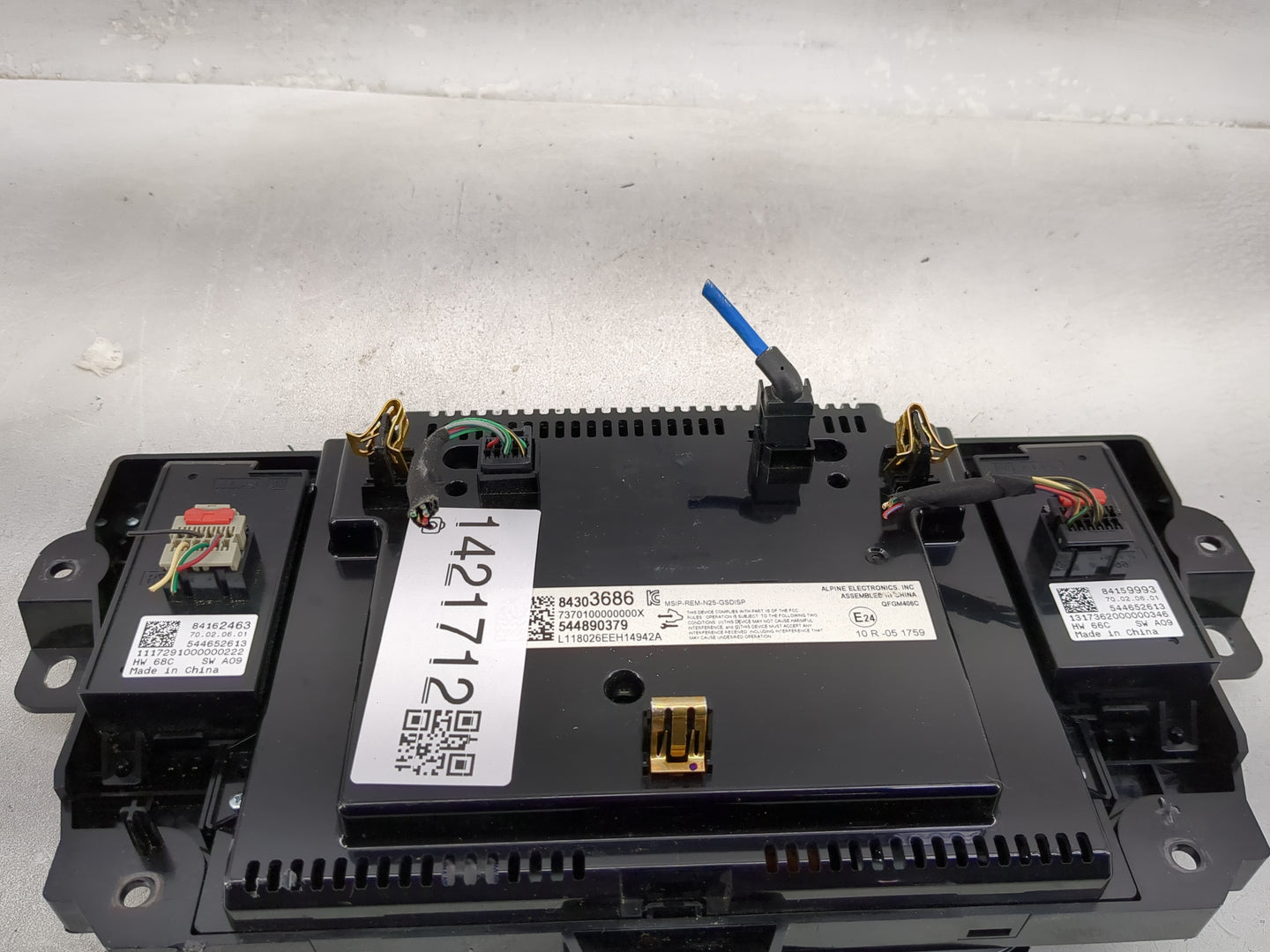 2018 Cadillac Xt5 Radio AM FM Cd Player Receiver Replacement P/N:84162463 84303686 Fits OEM Used Auto Parts - Oemusedautopar