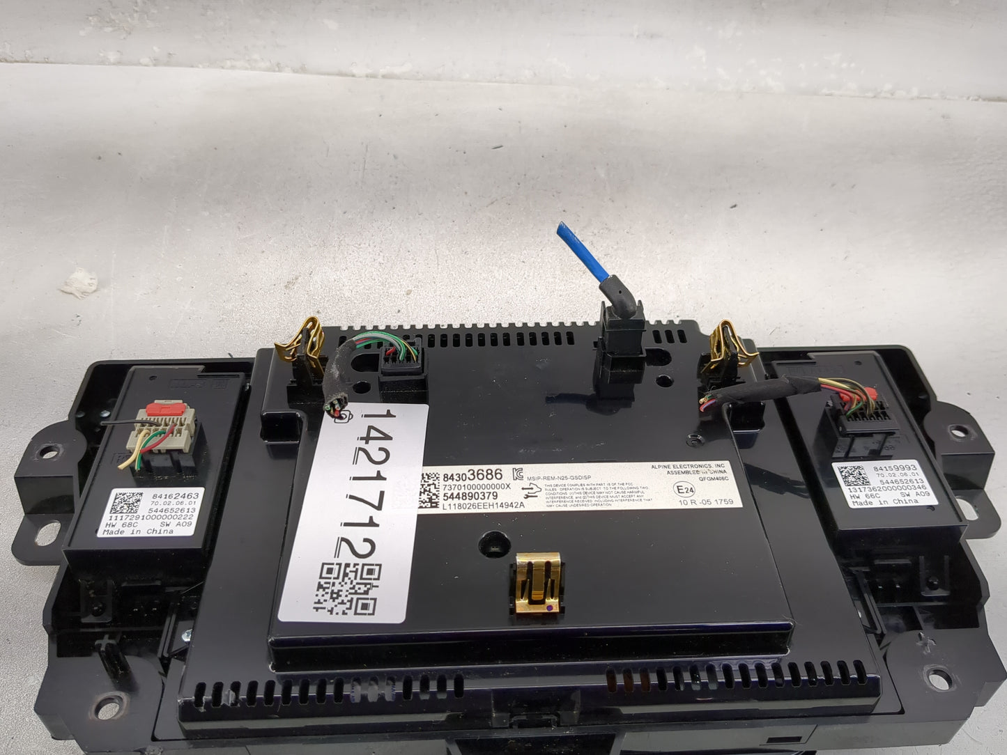 2018 Cadillac Xt5 Radio AM FM Cd Player Receiver Replacement P/N:84162463 84303686 Fits OEM Used Auto Parts - Oemusedautopar