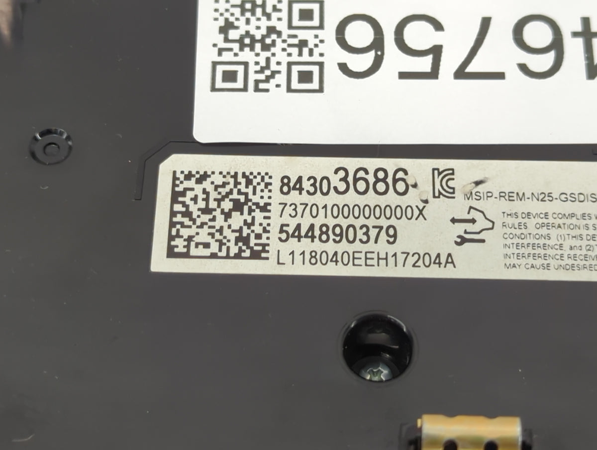 2018 Cadillac Xt5 Information Radio Display Screen 1446756 - Oemusedautoparts1.com