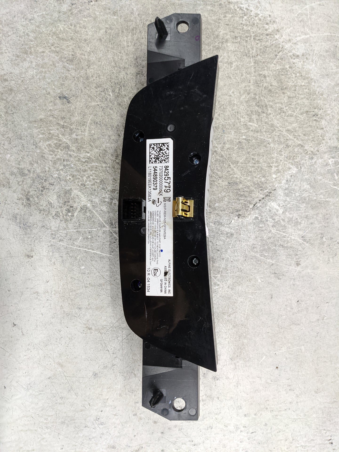 2017-2020 Cadillac Xt5 Climate Control Module Temperature AC/Heater Replacement P/N:84295779 737020000000X Fits OEM Used Aut