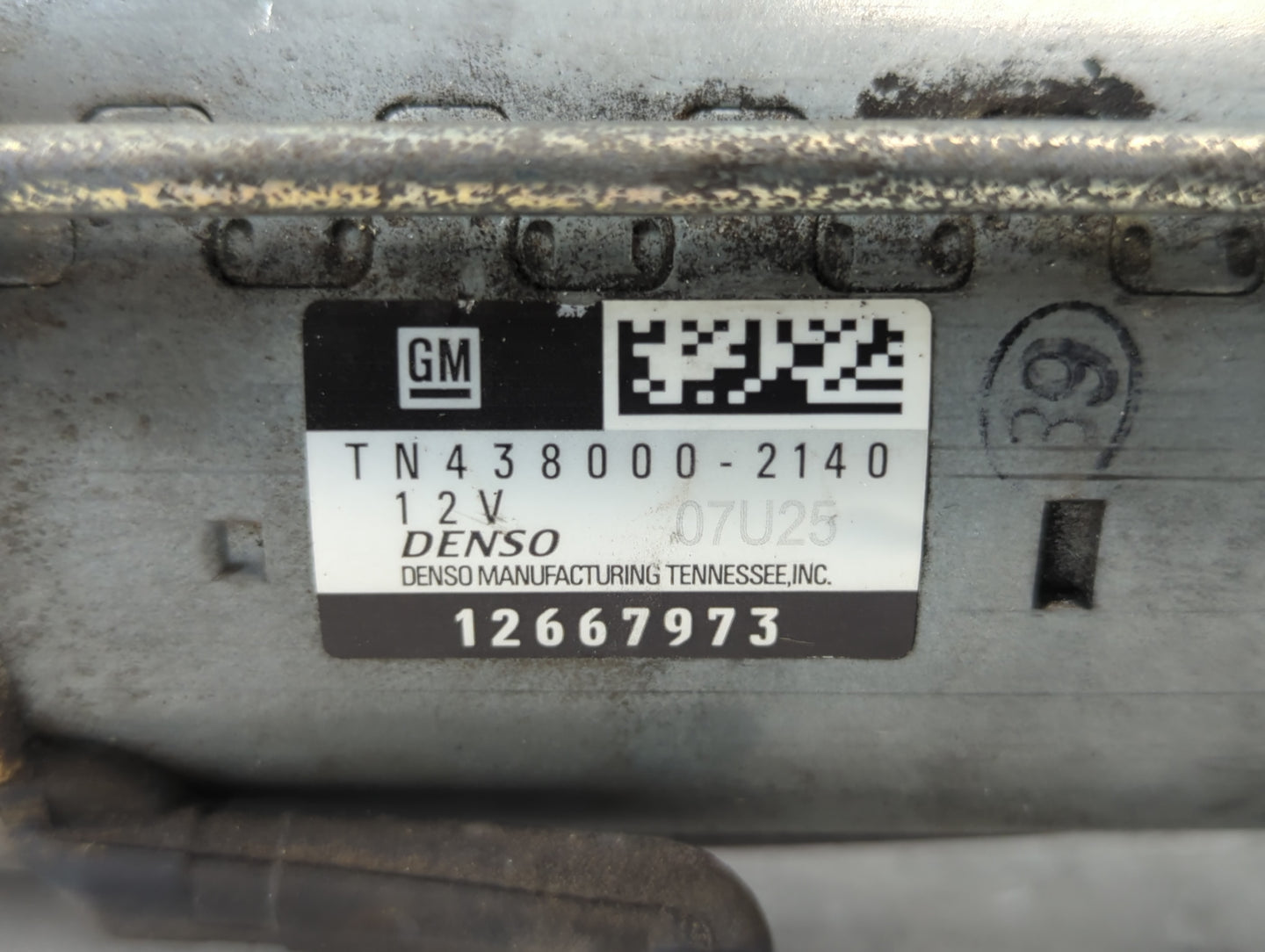 2017-2020 Cadillac Xt5 Car Starter Motor Solenoid OEM P/N:TN38000-2140 Fits Fits 2016 2017 2018 2019 2020 2021 2022 OEM Used