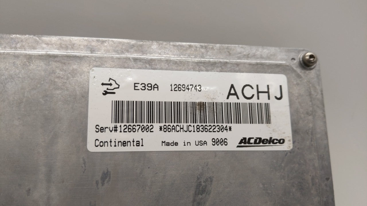 2017-2019 Cadillac Xts PCM Engine Control Computer ECU ECM PCU OEM P/N:12667189 12670801, 12694743 Fits Fits 2017 2018 2019 