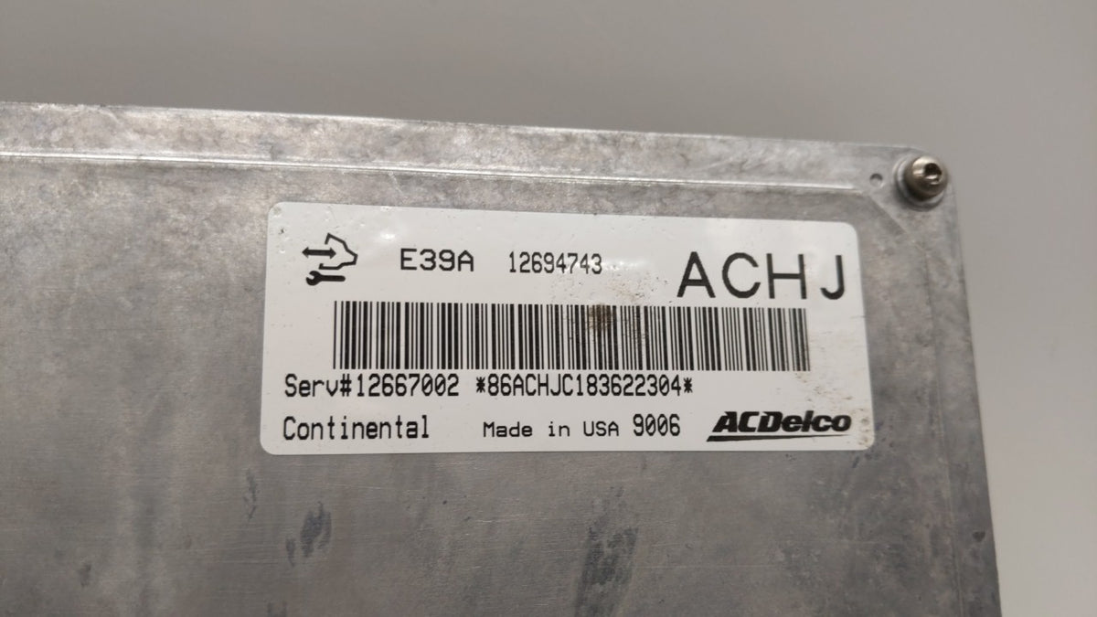 2017-2019 Cadillac Xts PCM Engine Control Computer ECU ECM PCU OEM P/N:12667189 12670801, 12694743 Fits 2017 2018 2019 2020 