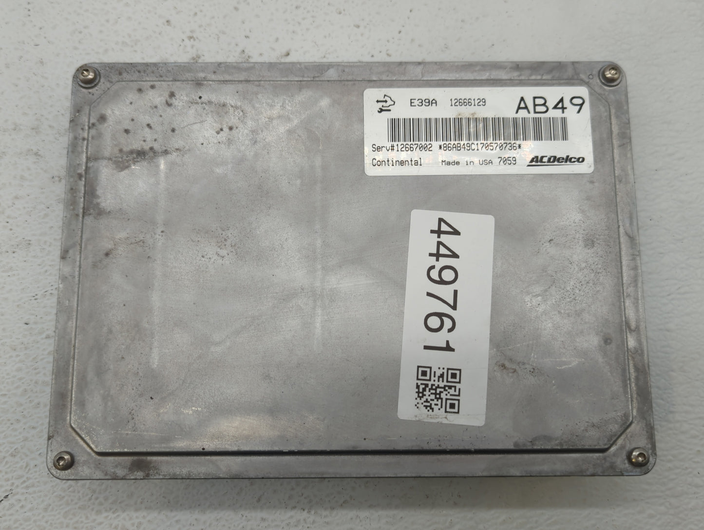 2017-2019 Cadillac Xts PCM Engine Control Computer ECU ECM PCU OEM P/N:12667189 12667002, 12685918 Fits Fits 2017 2018 2019 