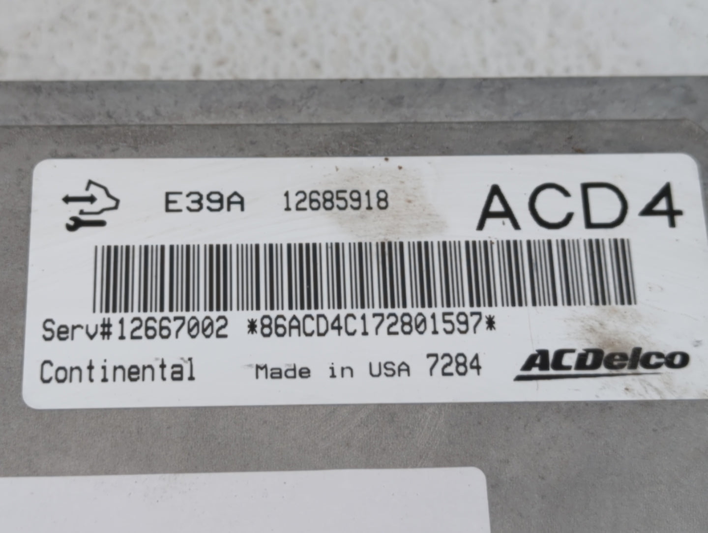 2017-2019 Cadillac Xts PCM Engine Control Computer ECU ECM PCU OEM P/N:12667189 12667002, 12685918 Fits Fits 2017 2018 2019 