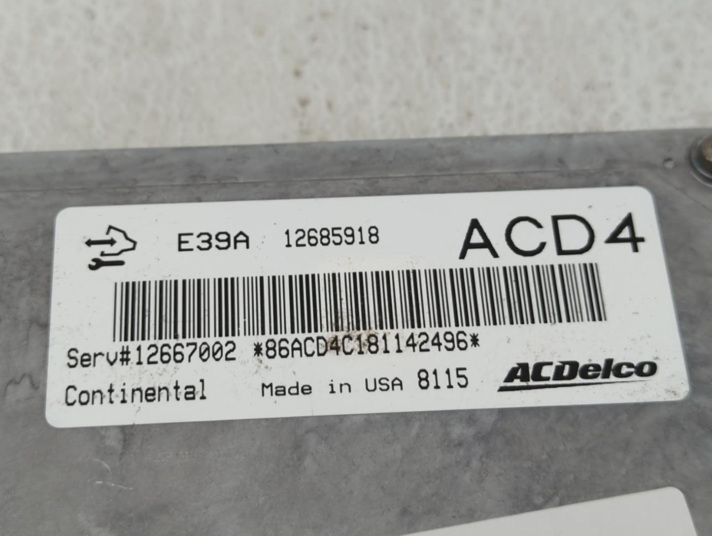 2017-2019 Cadillac Xts PCM Engine Control Computer ECU ECM PCU OEM P/N:12667002 12685918 Fits Fits 2017 2018 2019 2020 OEM U