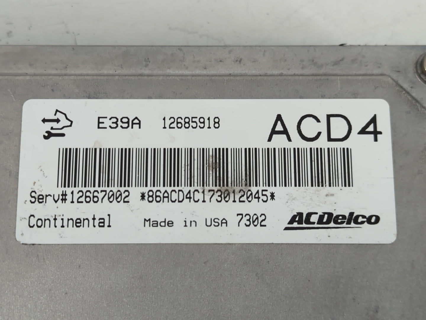 2017-2019 Cadillac Xts PCM Engine Control Computer ECU ECM PCU OEM P/N:12667002 E39A 12685918 Fits Fits 2017 2018 2019 2020 