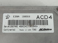 2017-2019 Cadillac Xts PCM Engine Control Computer ECU ECM PCU OEM P/N:12667002 E39A 12685918 Fits Fits 2017 2018 2019 2020 