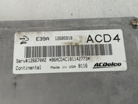 2017-2019 Cadillac Xts PCM Engine Control Computer ECU ECM PCU OEM P/N:12685918 E39A Fits Fits 2017 2018 2019 2020 OEM Used 