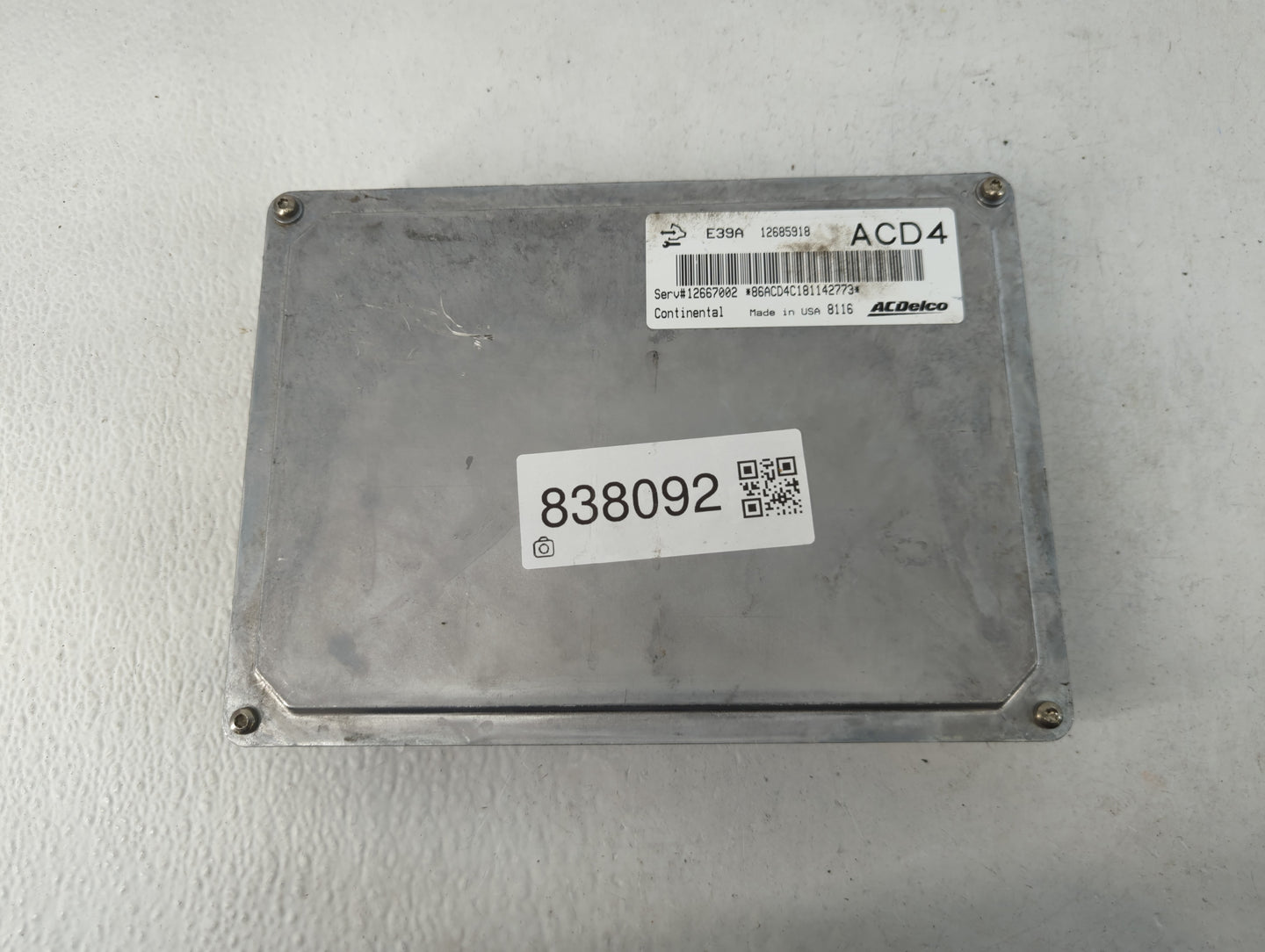 2017-2019 Cadillac Xts PCM Engine Control Computer ECU ECM PCU OEM P/N:12685918 E39A Fits Fits 2017 2018 2019 2020 OEM Used 