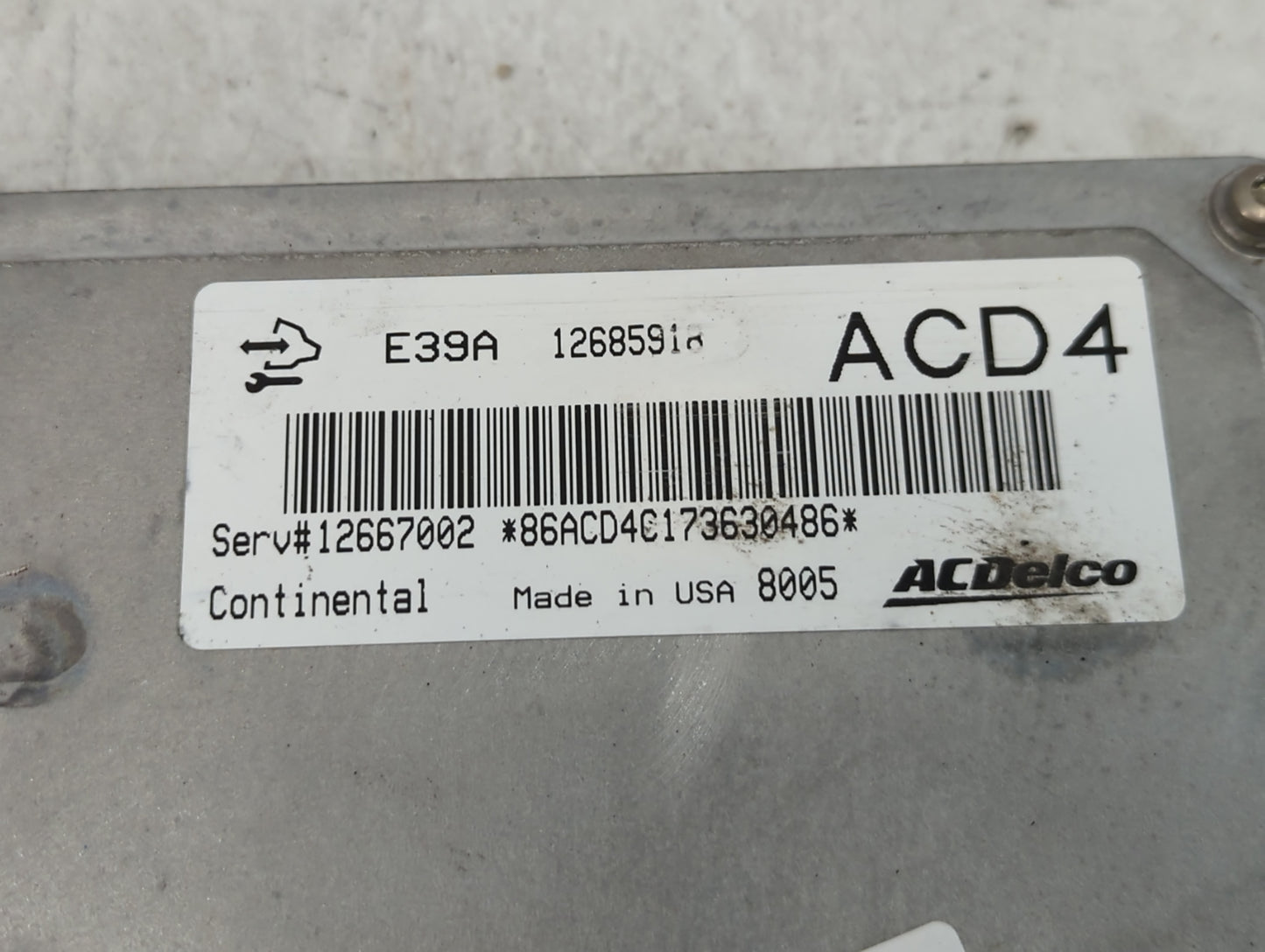 2017-2019 Cadillac Xts PCM Engine Control Computer ECU ECM PCU OEM P/N:12685918 E39A Fits Fits 2017 2018 2019 2020 OEM Used 