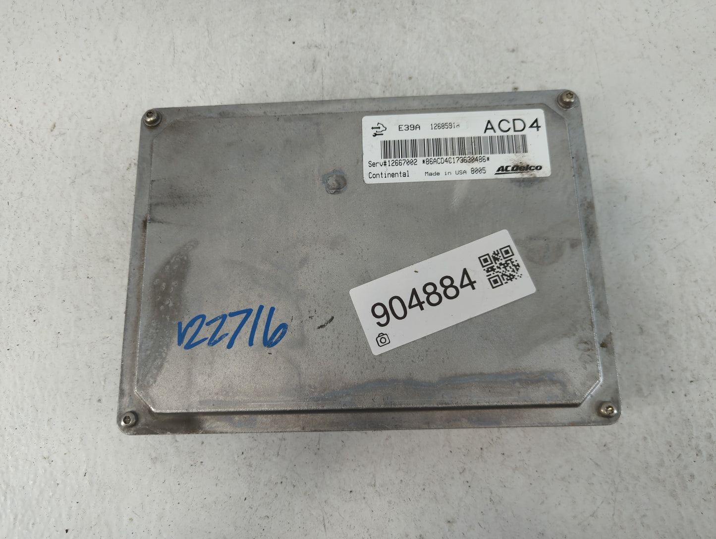 2017-2019 Cadillac Xts PCM Engine Control Computer ECU ECM PCU OEM P/N:12685918 E39A Fits Fits 2017 2018 2019 2020 OEM Used 
