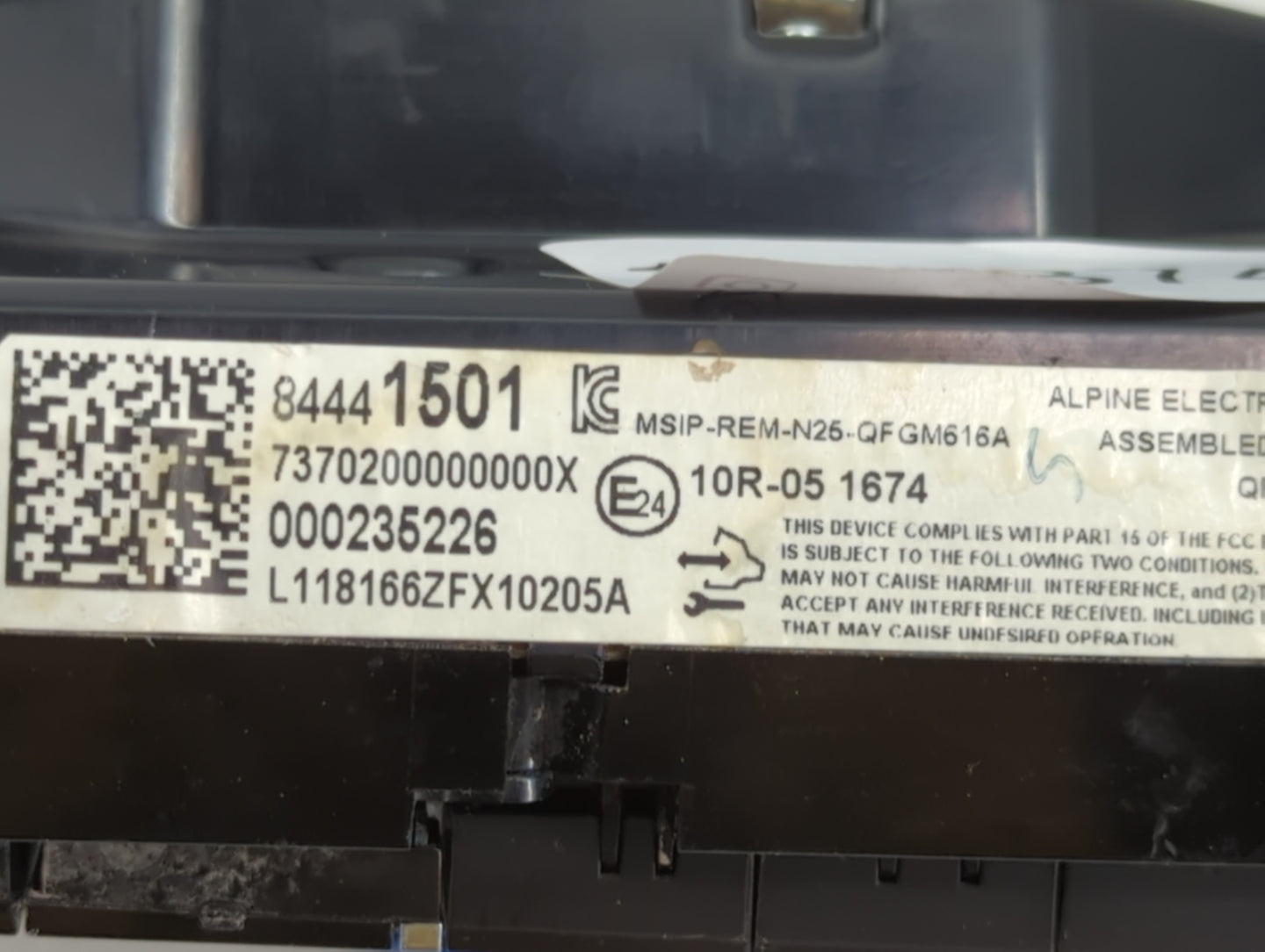 2018-2021 Chevrolet Camaro Climate Control Module Temperature AC/Heater Replacement P/N:84441501 Fits Fits 2018 2019 2020 20