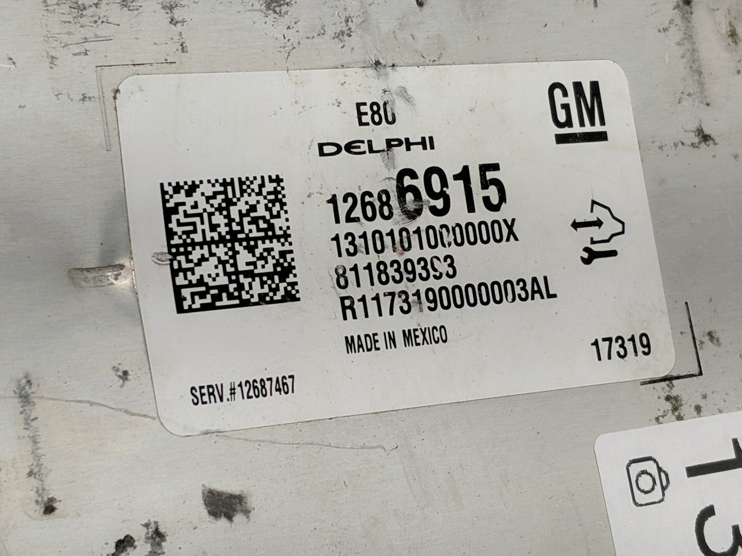 2018-2020 Chevrolet Camaro PCM Engine Control Computer ECU ECM PCU OEM P/N:12686915 Fits Fits 2017 2018 2019 2020 2021 2022 