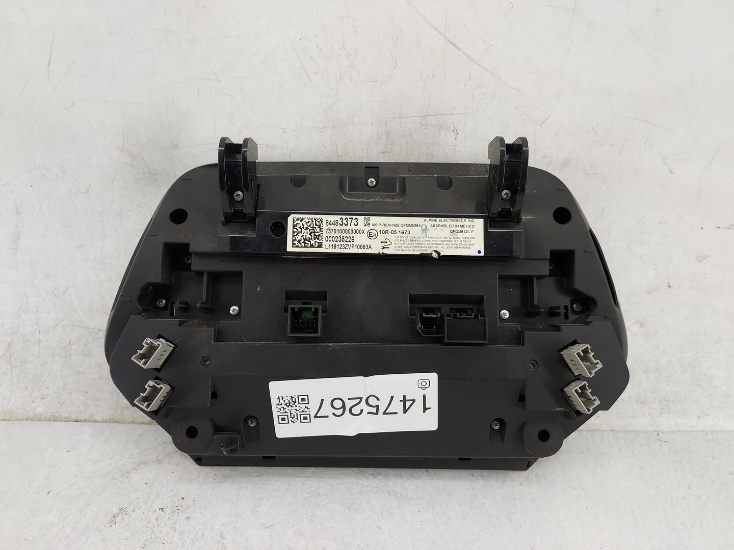 2018 Chevrolet Camaro Radio Control Panel Black - Oemusedautoparts1.com